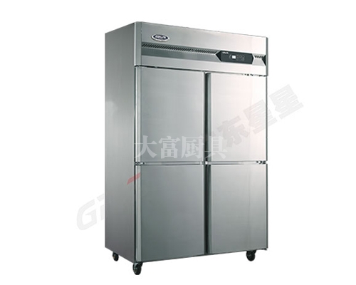 呼和浩特A款工程厨房 四门高身冷藏柜